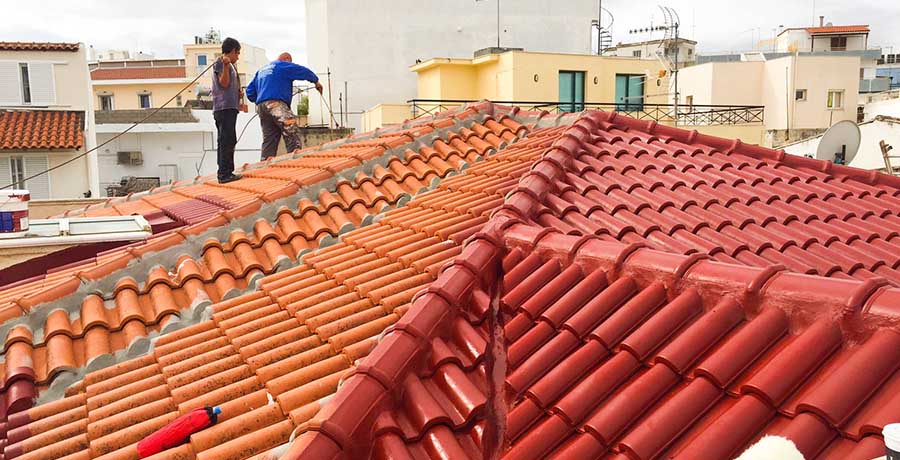 Tile roof insulation 